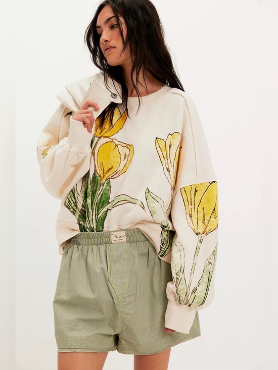 Free People Tops - NWT Free People Gaia Sweatshirt